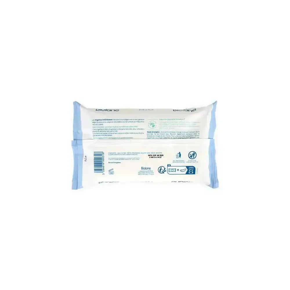 Biolane - Biolane H2O Wipes 72 Pcs - Pharmazone - 