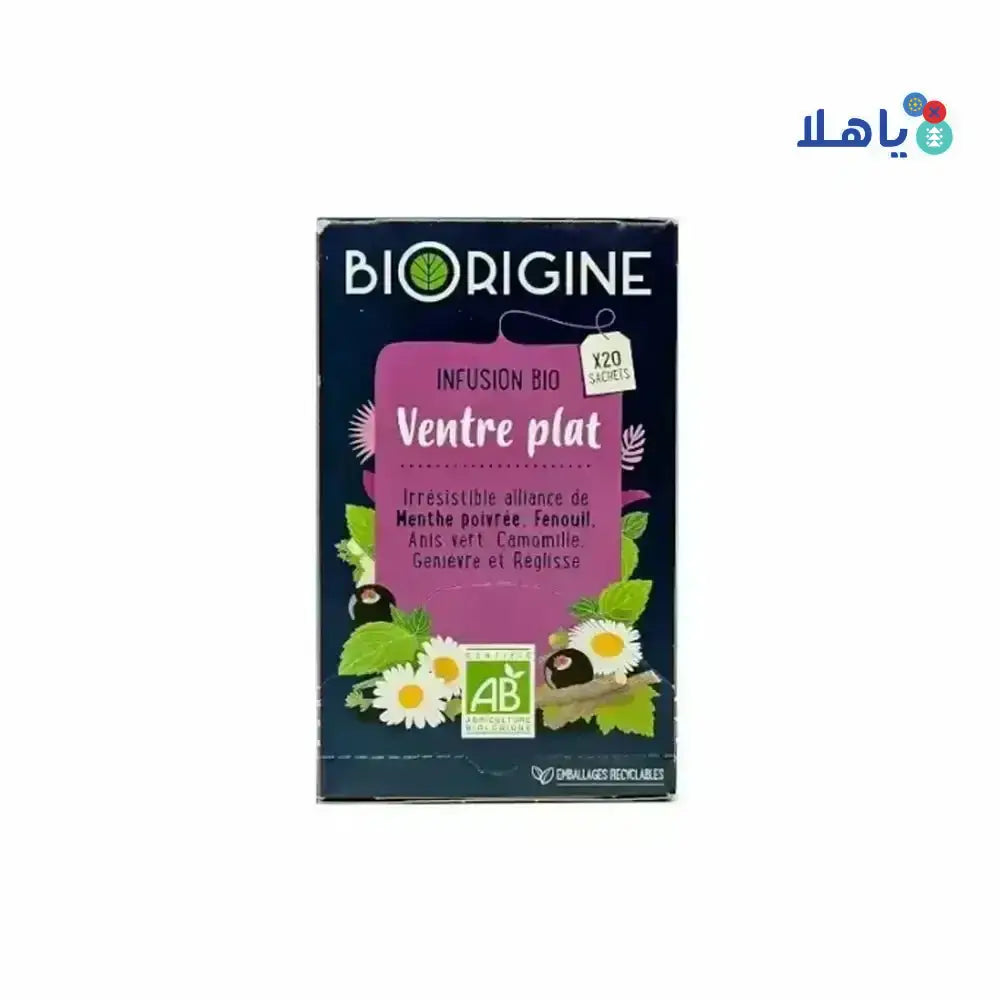 BIORIGINE - BIORIGINE INFUSION BIO VENTRE PLAT 20 SACHETS - Pharmazone - 