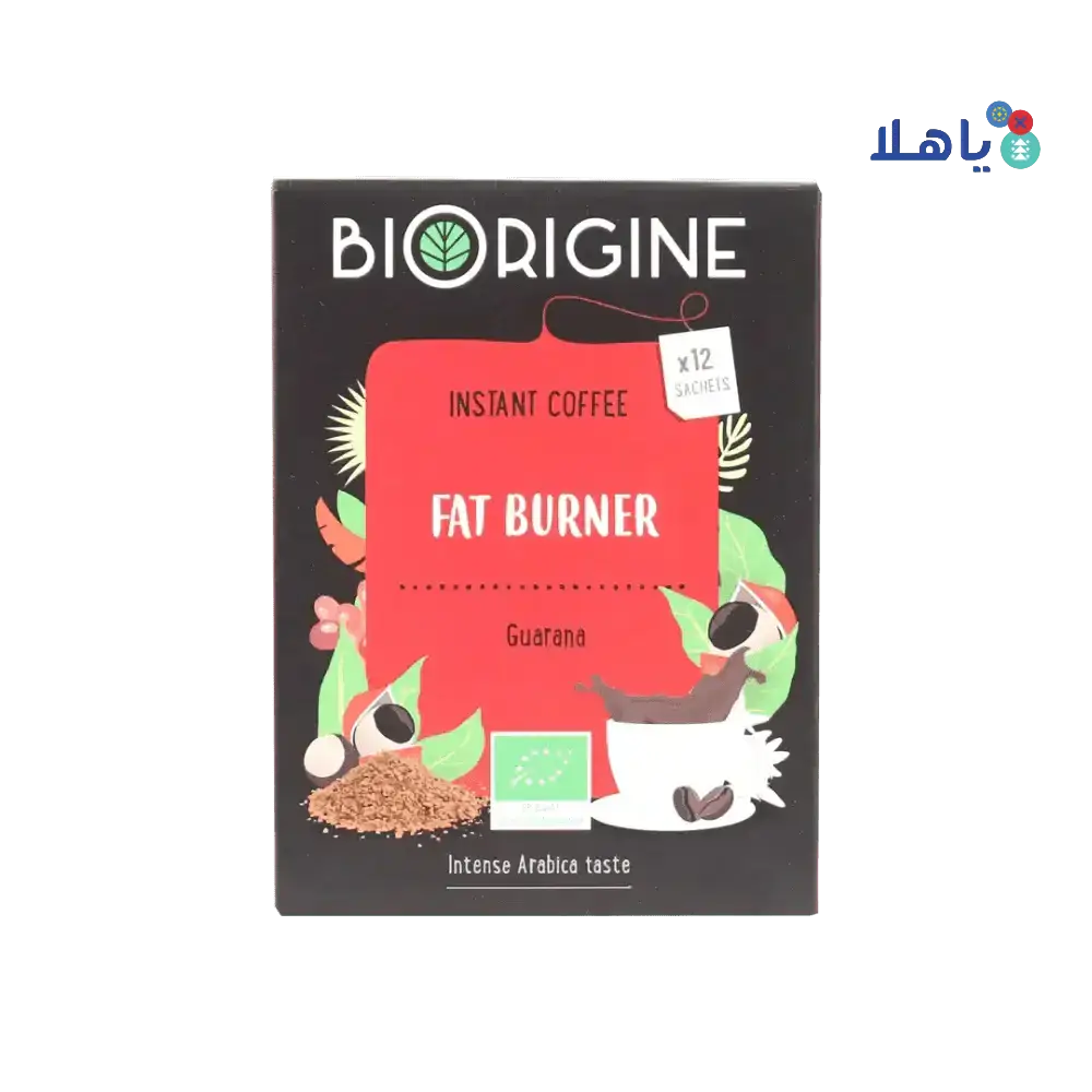 BIORIGINE - BIORIGINE INSTANT COFFEE FAT BURNER 12 SACHETS - GUARANA - Pharmazone - 