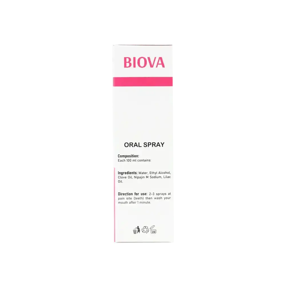 FARGEN SAGLIK HIZMETLERI - Biova Oral Topical Spray 40Ml - Pharmazone - 