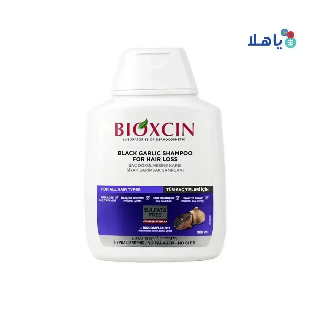 BIOXCIN - Bioxcin Daily Shampoo For Hair Loss 300ml - Black Garlic - Pharmazone - 