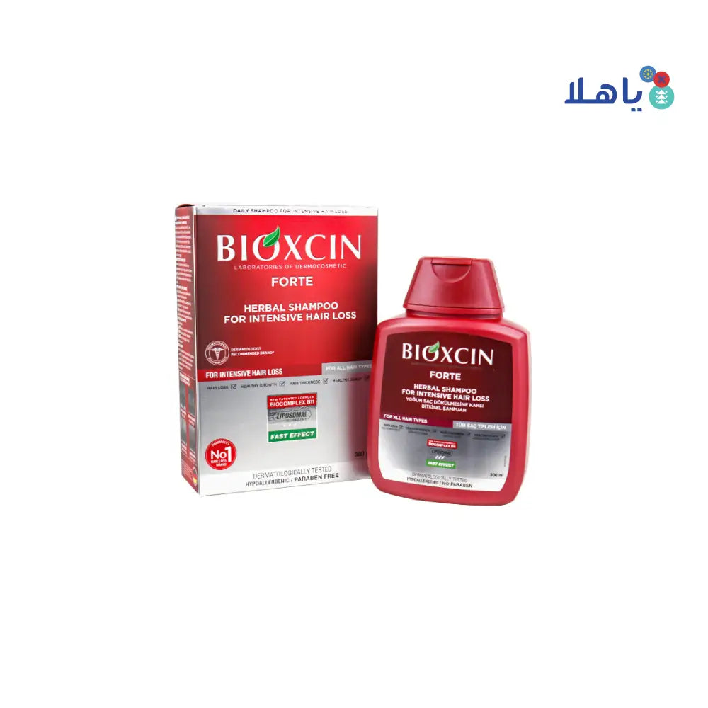 Bioxcin Forte Herbal Shampoo For Intensive Hair Loss 300ml