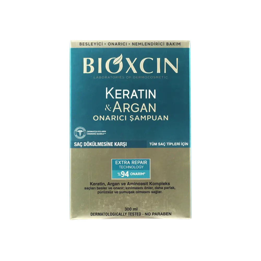 Bioxcin Keratin & Argan Repairing Shampoo 300ml