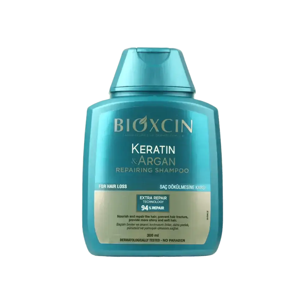 BIOXCIN - Bioxcin Keratin & Argan Repairing Shampoo 300ml - Pharmazone - 