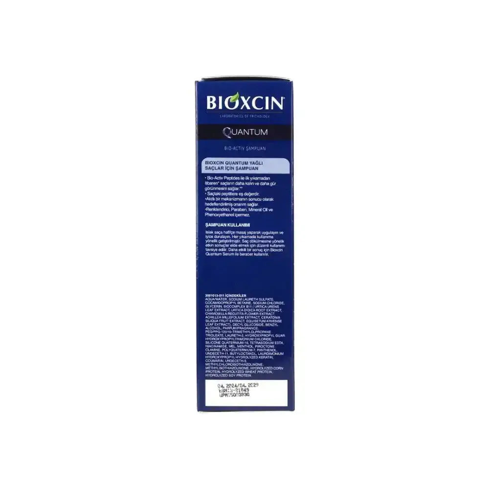 BIOXCIN - Bioxcin Quantum Bio - Active Shampoo 300ml - Oily Hair - Pharmazone - 