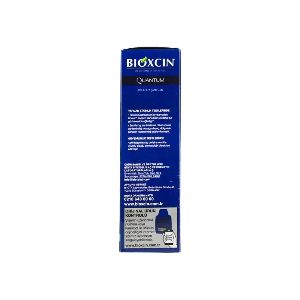 BIOXCIN - Bioxcin Quantum Bio - Active Shampoo 300ml - Oily Hair - Pharmazone - 