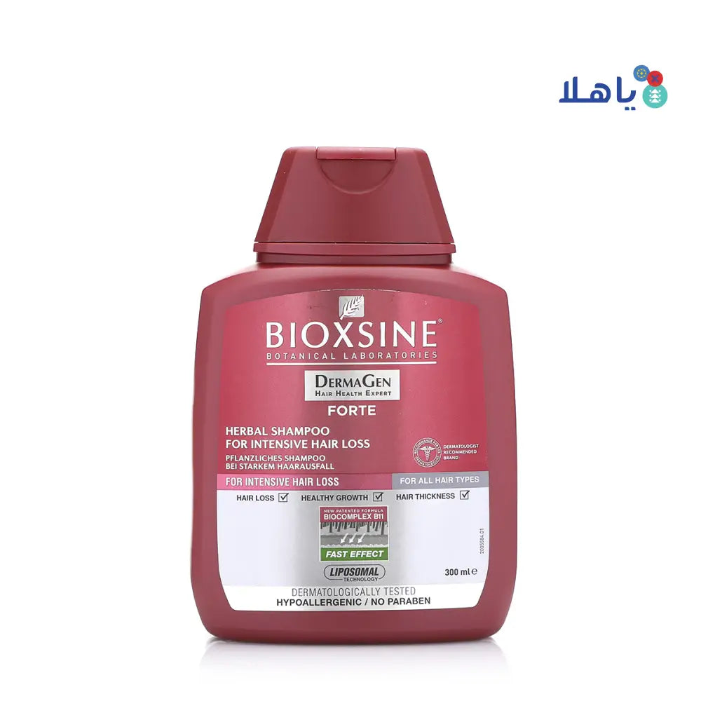 BIOXSINE FORTE HERBAL SHAMPOO FOR INTENSIVE HAIR LOSS 300ML