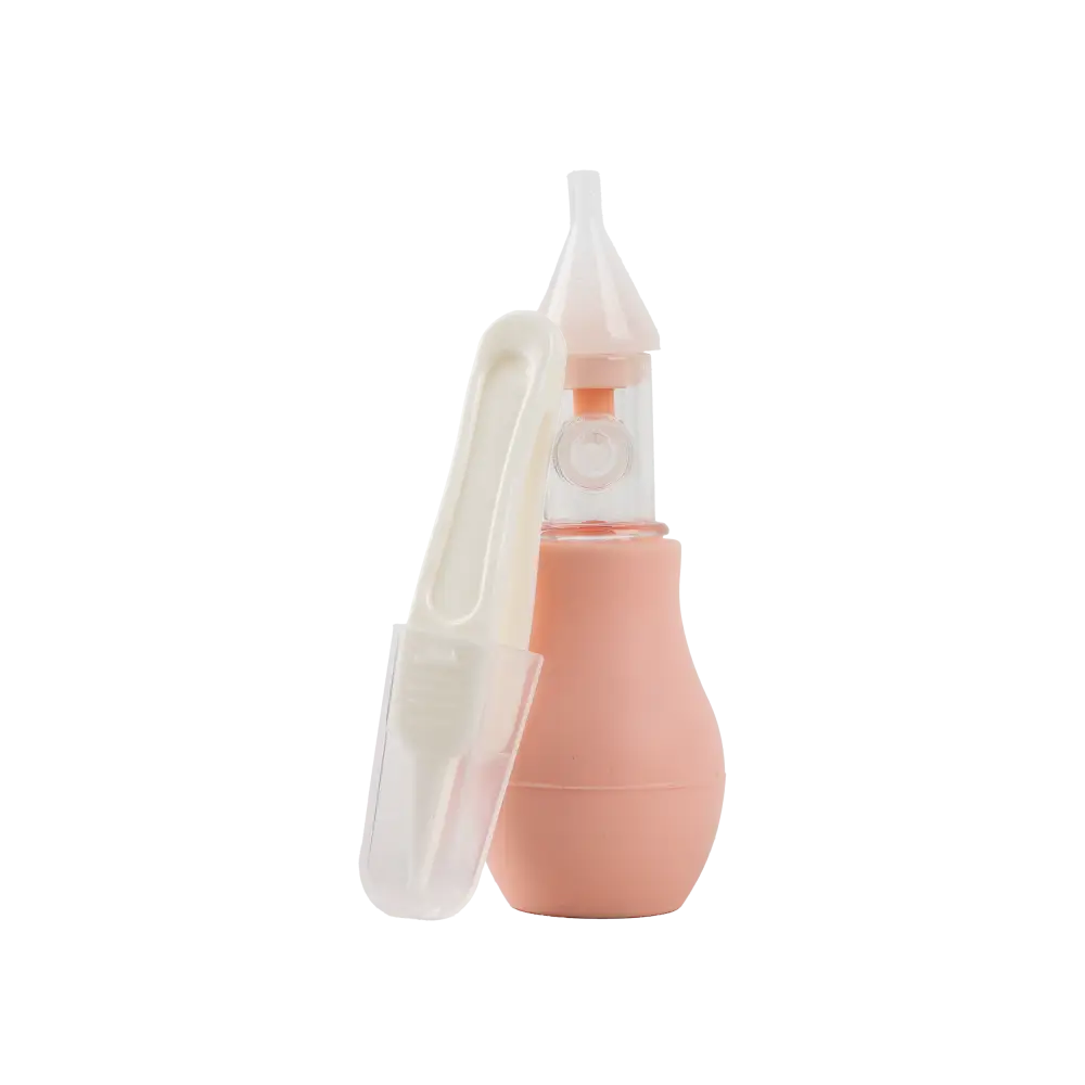 Black & Brown Baby Nasal Aspirator-Pink