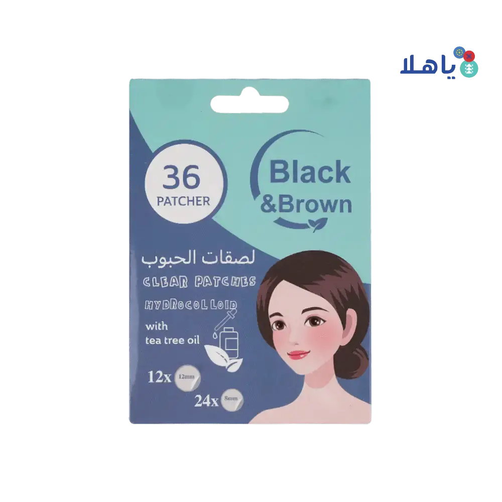 Black & Brown - Black & Brown Clear Patches 36 Patcher - Pharmazone - 