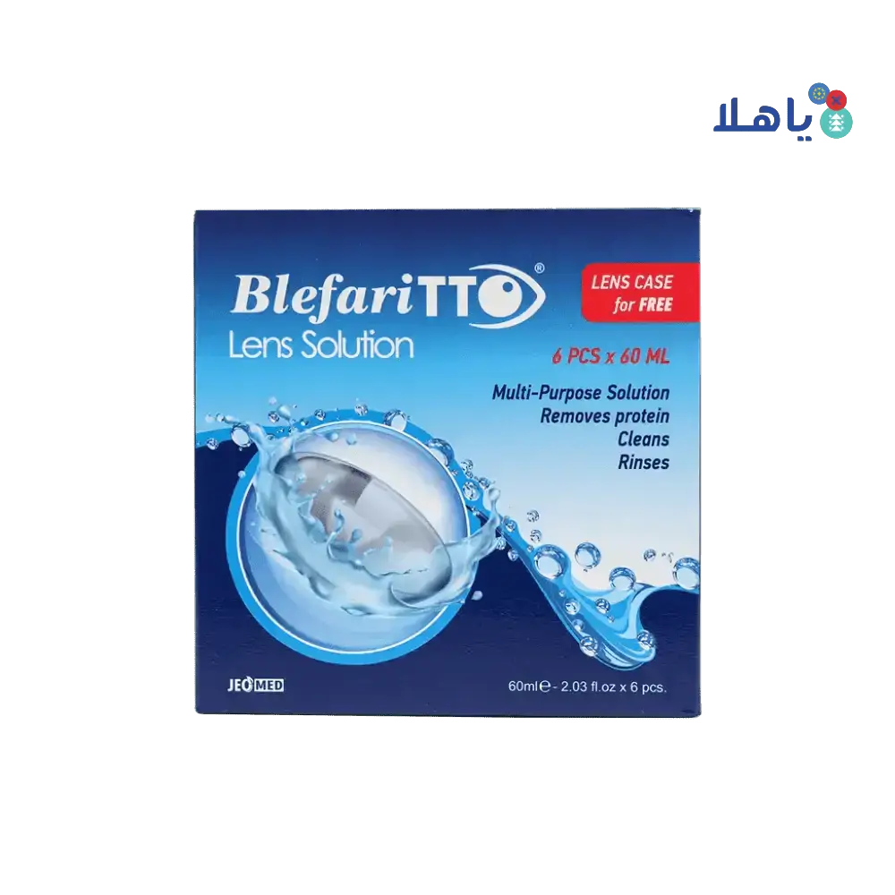 Blepharitt - Blefaritt Lens Solution 6pcs X 60ml - Pharmazone - 