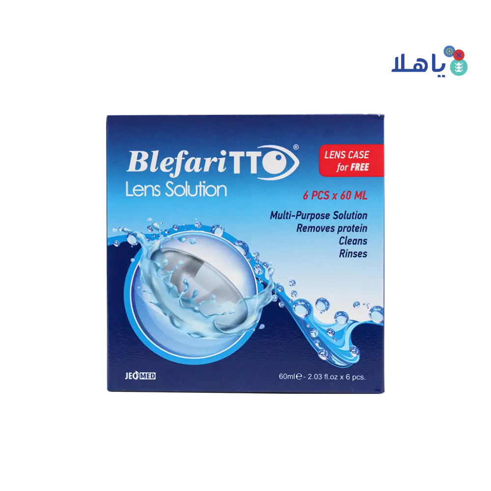 Blepharitt Lens Solution 6pcs X 60ml