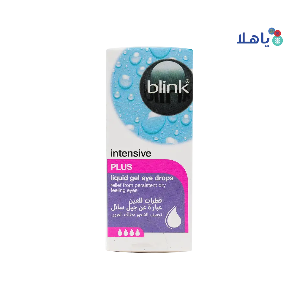 BLINK INTENSIVE PLUS LIQUID GEL EYE DROPS 10ML