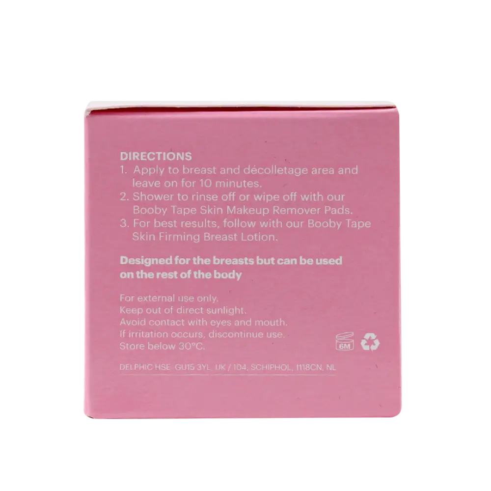 Booby Tape Skin Pink Clay Breast Mask 75g