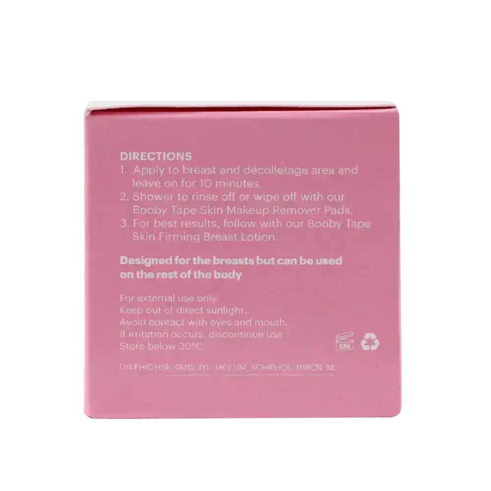 BOOBY TAPE - Booby Tape Skin Pink Clay Breast Mask 75g - Pharmazone - 