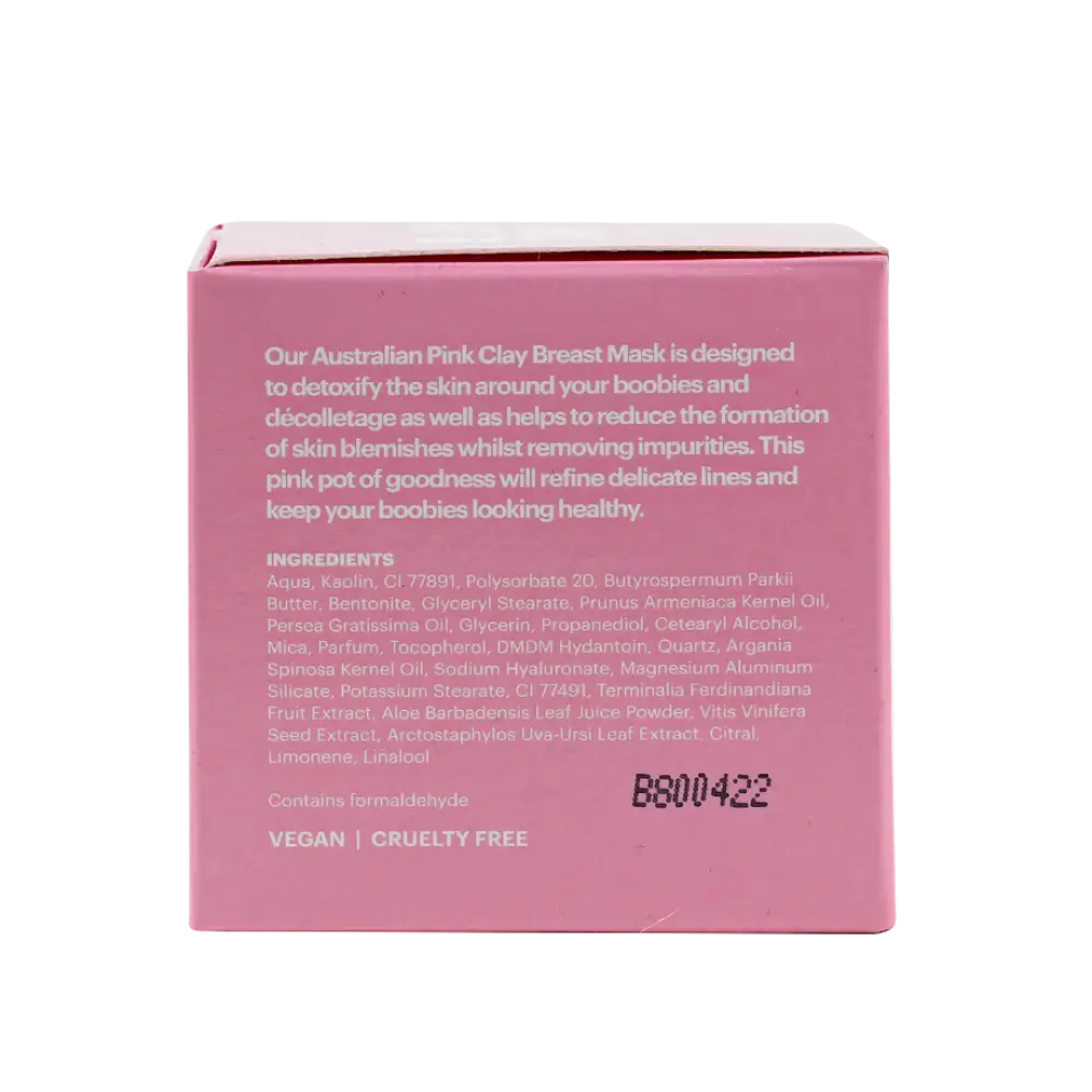 Booby Tape Skin Pink Clay Breast Mask 75g