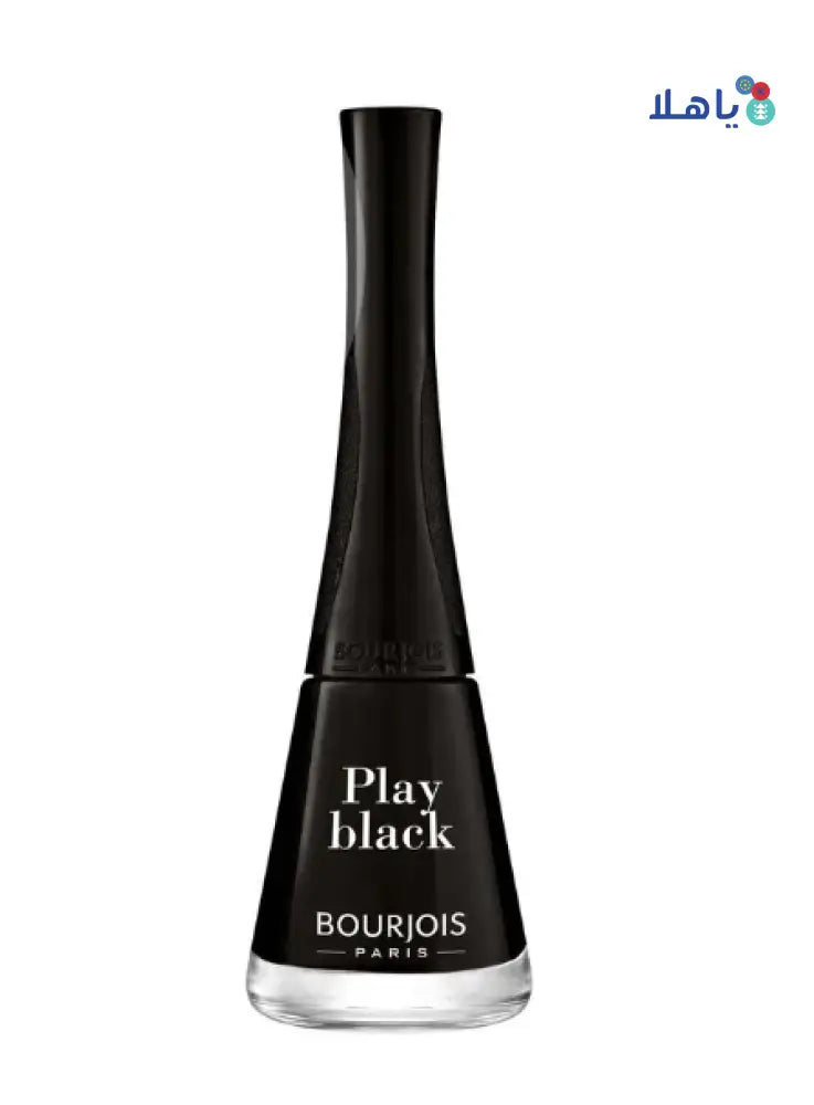 BOURJOIS 1 SECONDE NAIL POLISH PLAY BLACK 06