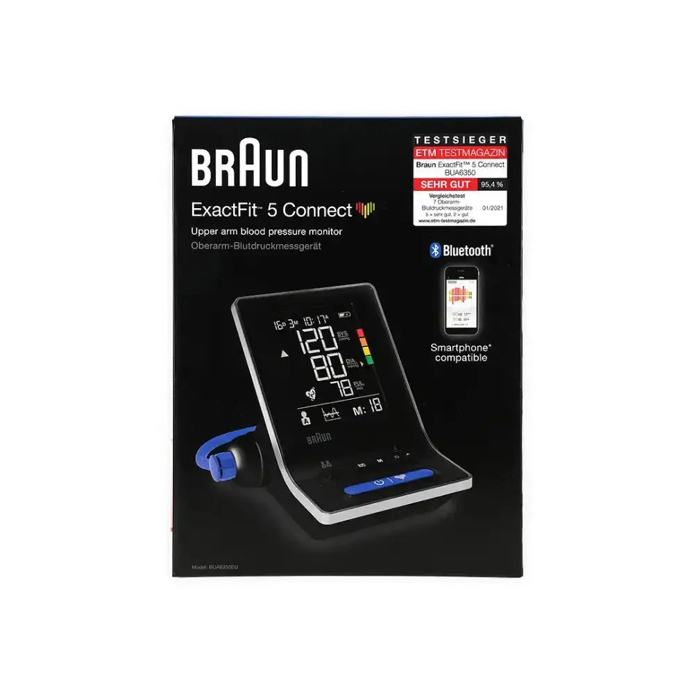 Braun - Braun Exact - Fit 5 Connect Upper Arm BP Monitor - BP6350 - Pharmazone - 