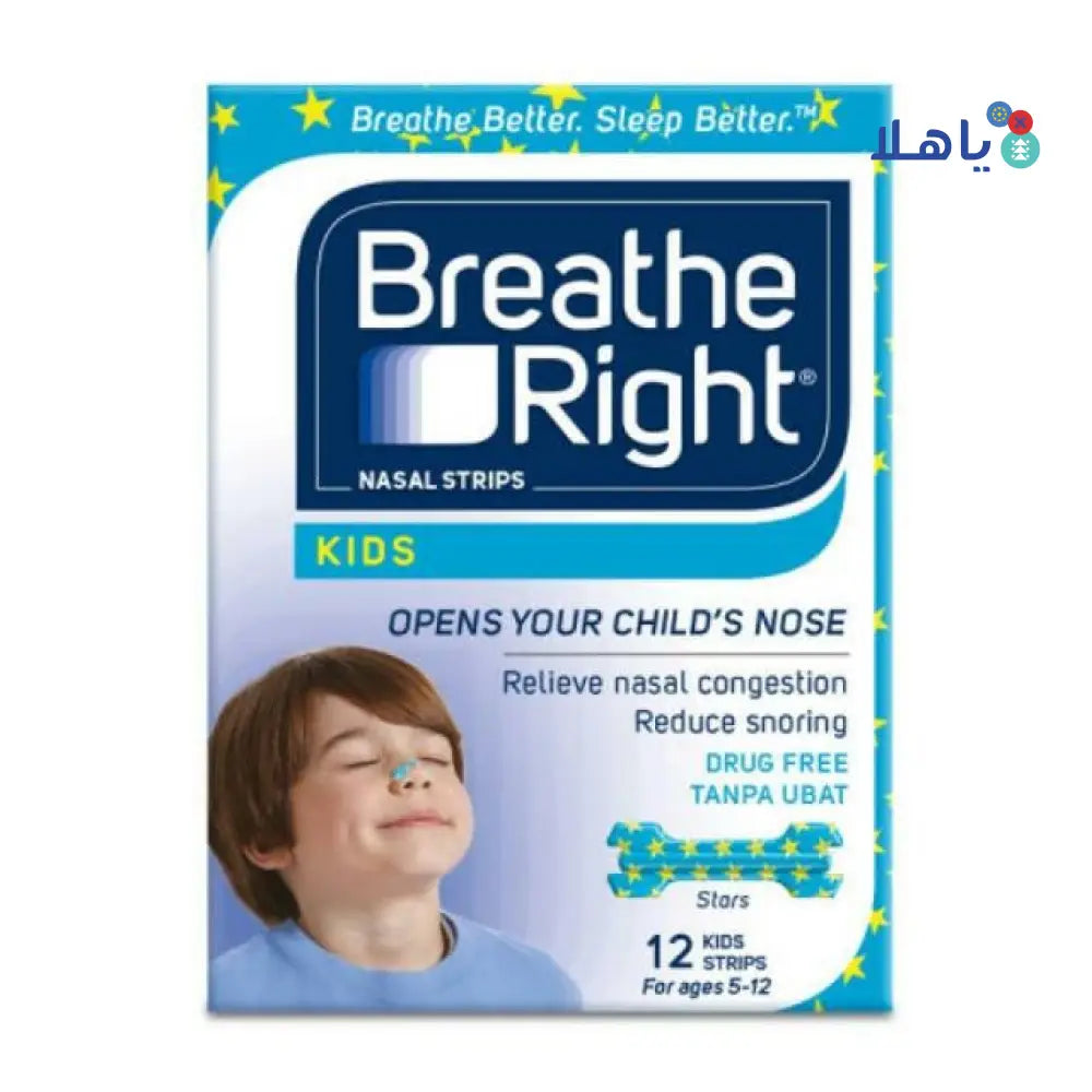 BREATHE RIGHT KIDS STRIP 12S