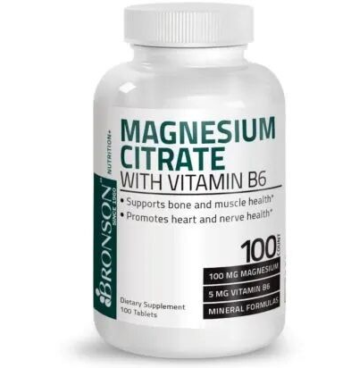 BRONSON MAGNESIUM CITRATE 100 TABLETS