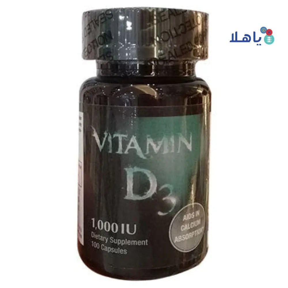 BRONSON - Bronson Vit D3 1000Iu 100 Cap - Pharmazone - 