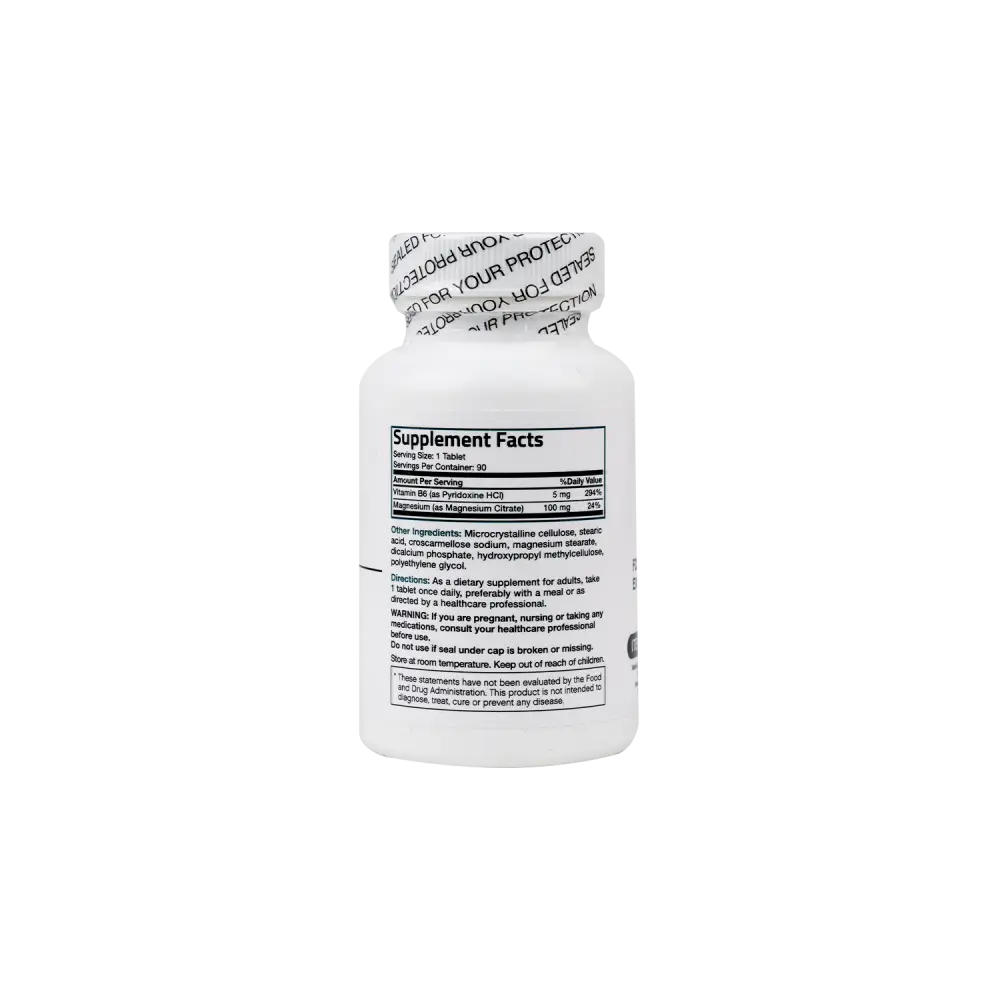 Bronson Magnesium Citrate With Vitamin B6 90 Tablets