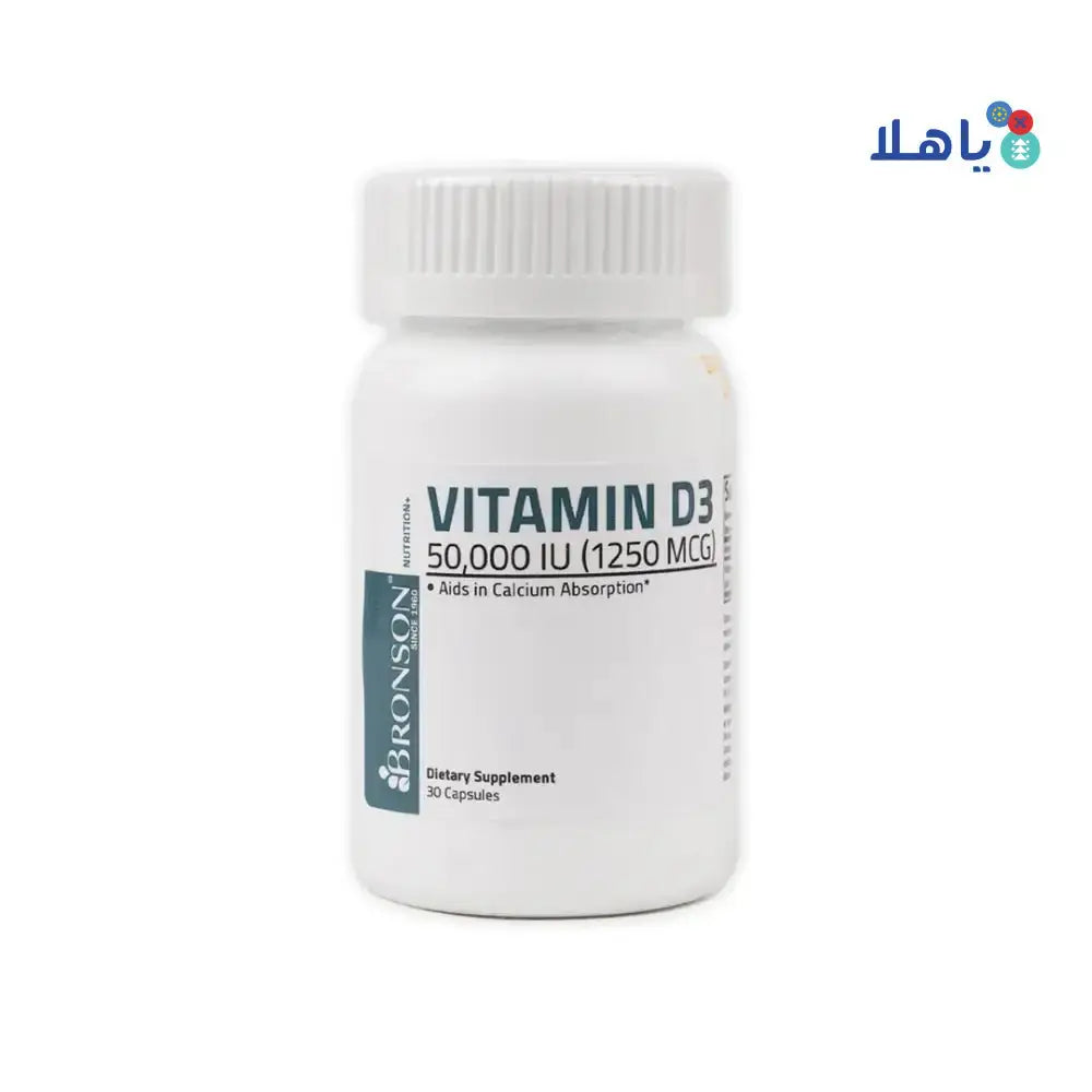 BRONSON - Bronson Vit D 50,000 Iu 30 Cap - Pharmazone - 