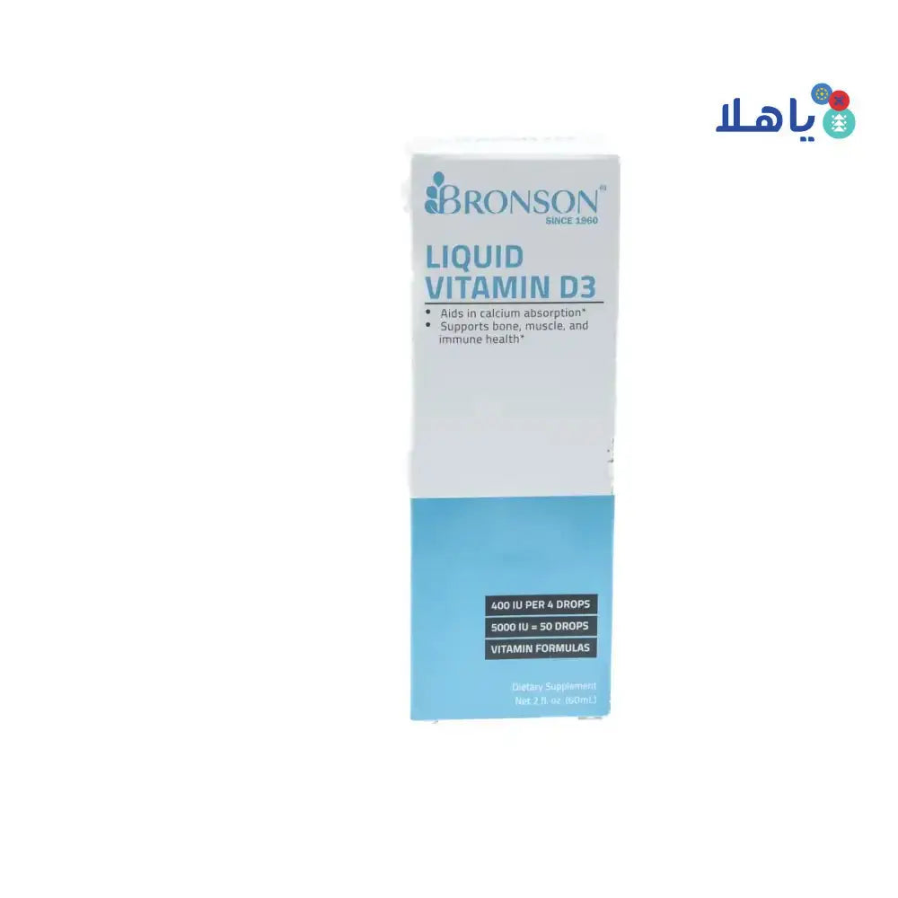 BRONSON - Bronson Vitamin D3 Liquid 60Ml - Pharmazone - 