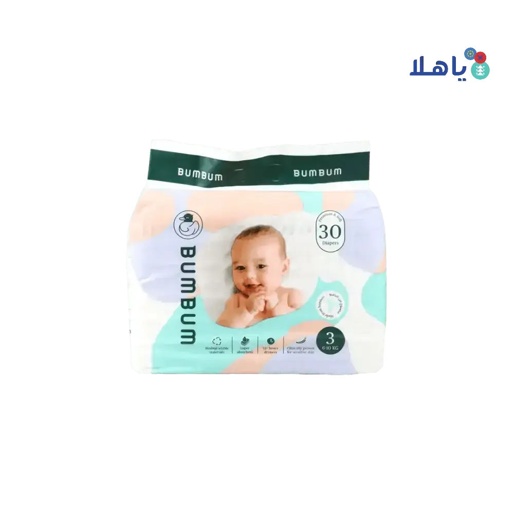 Bumbum - Bumbum Baby Diaper NO.3 (6 - 10kg) 30PCS - Pharmazone - 