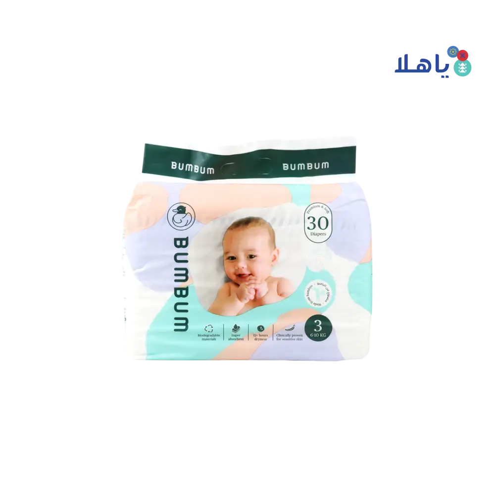 Bumbum Baby Diaper NO.3 (6-10kg) 30PCS