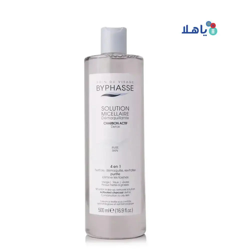 BYPHASSE - Byphasse 4In1 Charbon Actif Micellar Make - Up Solu. 500Ml4424 - Pharmazone - 