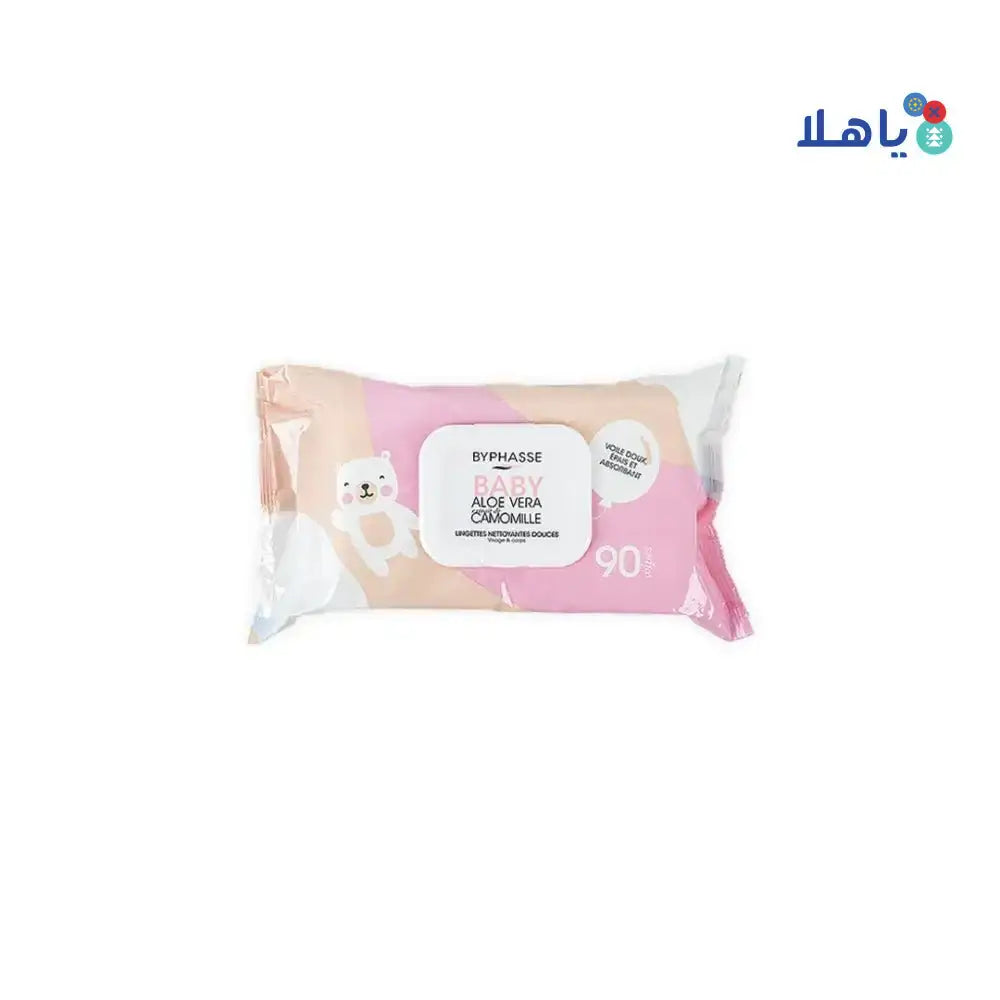 BYPHASSE - Byphasse Baby Wipes Face & Body 90Pcs - 4134 - Pharmazone - 