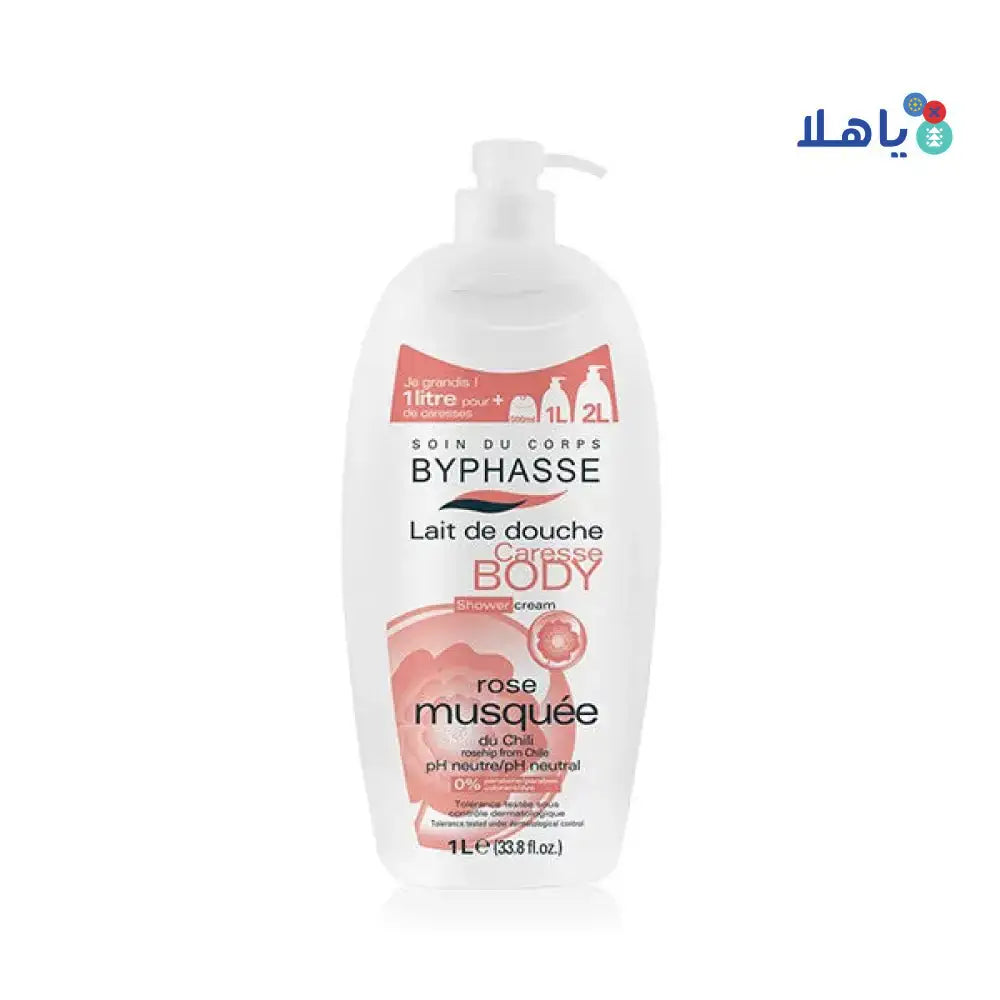 BYPHASSE - Byphasse Body Shower Cream Rose Musquee 1L 2963 - Pharmazone - 