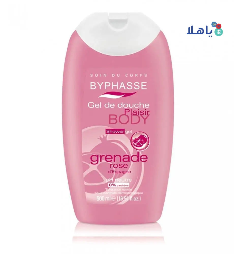 BYPHASSE BODY SHOWER GEL GRENADE ROSE 500ML 3588