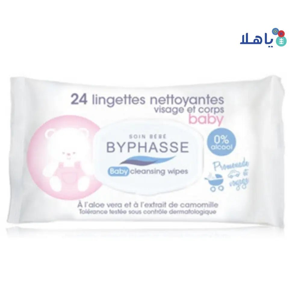 BYPHASSE - Byphasse Baby Wipes Face&Body 24Pack 1775 - Pharmazone - 