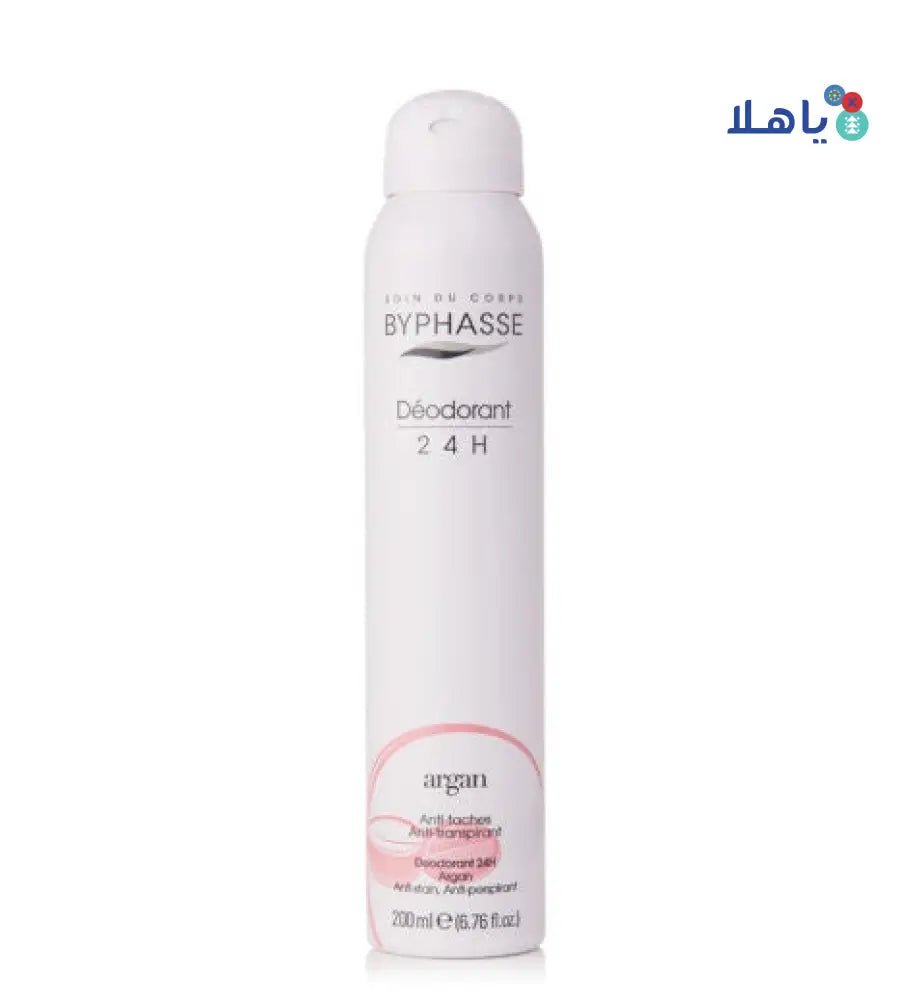 BYPHASSE - Byphasse Body Deo 24H Argan Spray 200Ml 4264 - Pharmazone - 