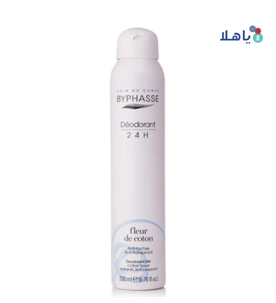 BYPHASSE - Byphasse Body Deo 24H Cotton Flower Spray 200Ml 4257 - Pharmazone - 