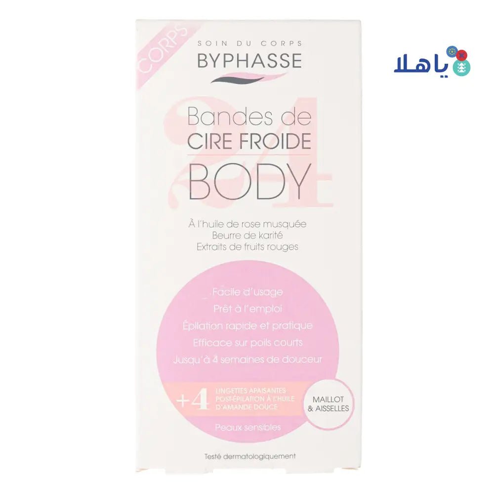 BYPHASSE - Byphasse Cold Wax Bikini & Underarm 24Strip 3465 - Pharmazone - 