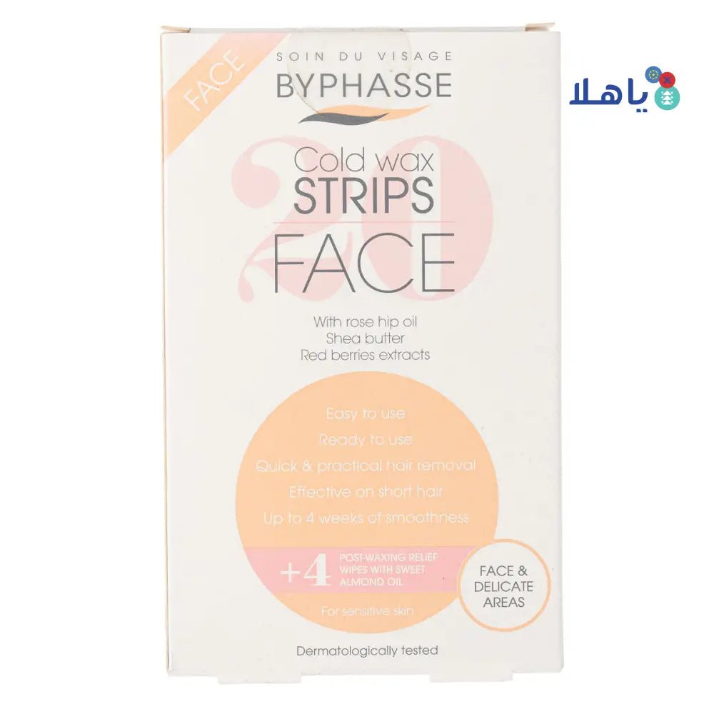 BYPHASSE - Byphasse Cold Wax Face & Delicate Areas 20St 3458 - Pharmazone - 