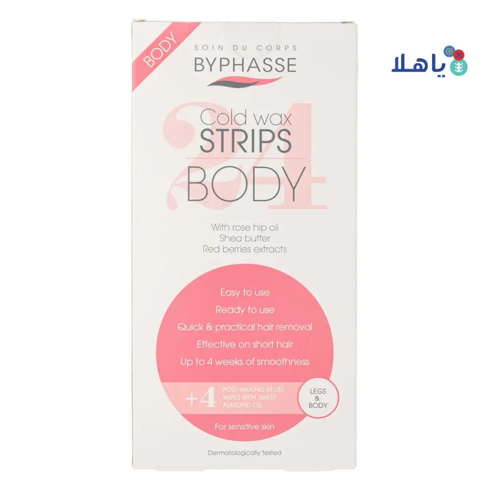 BYPHASSE - Byphasse Cold Wax Legs & Body 24Strip 3472 - Pharmazone - 