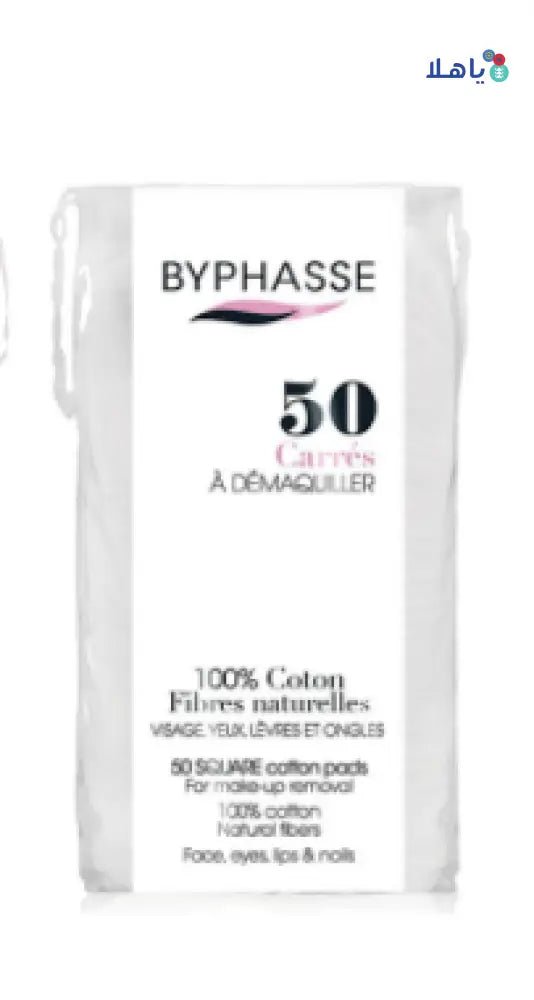 BYPHASSE - Byphasse Cotton Pads Carres 50Pcs 4035 - Pharmazone - 