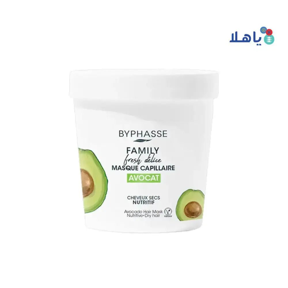 BYPHASSE - Byphasse Family Fresh Delice Hair Mask 250ml - Avocat 5506 - Pharmazone - 