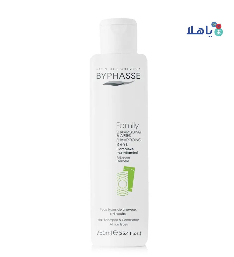 BYPHASSE - Byphasse Hair Family Shampo Complex 2In1 750M 2482 - Pharmazone - 