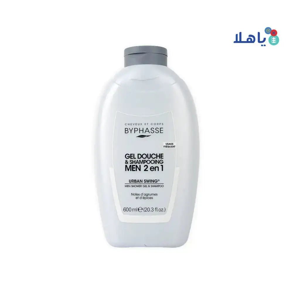 BYPHASSE - Byphasse Shampoo Men 2in1 600ml - Urban Swing 5797 - Pharmazone - 