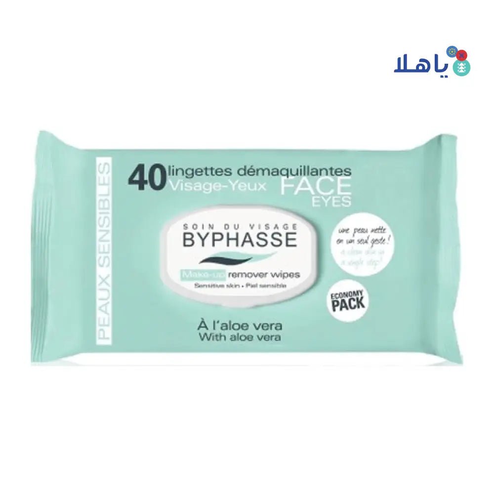 BYPHASSE - Byphasse Wipes Aloe Vera 40P 2802 - Pharmazone - 