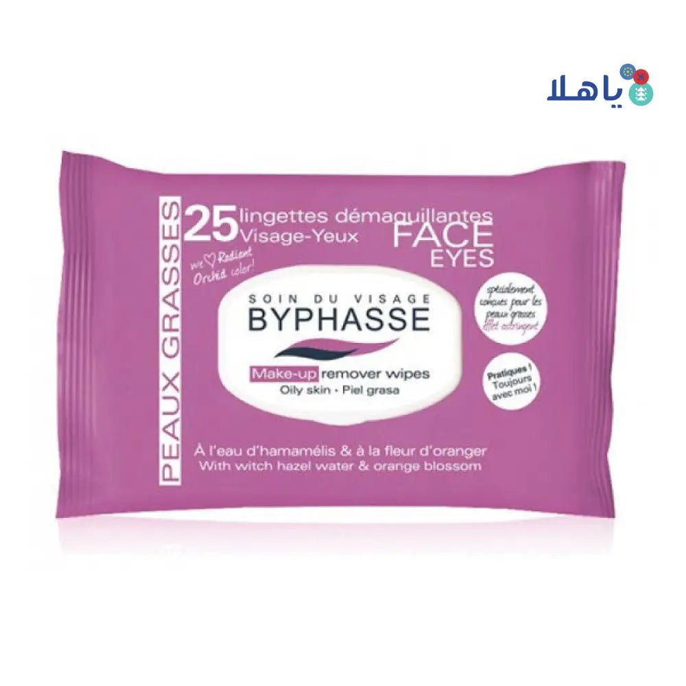 BYPHASSE - Byphasse Wipes Oily Skin 25P 2017 - Pharmazone - 