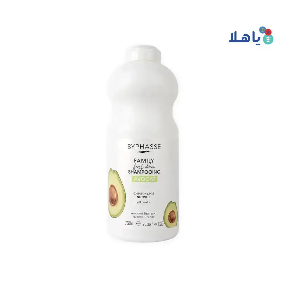 BYPHASSE - Byphasse Family Fresh Delice Shampoo 750ml - Avocat 5438 - Pharmazone - 