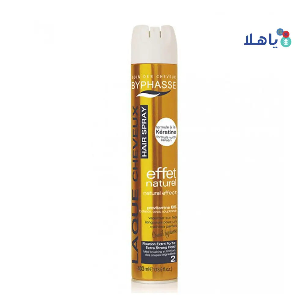 BYPHASSE HAIR GOLD SPRAY EXTRA STRONG 400ML 2154