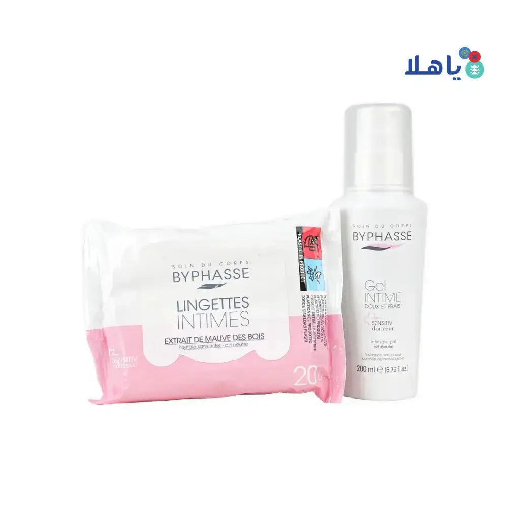 BYPHASSE - Byphasse Intimate Gel Douceur + Wipes Set - Pharmazone - 