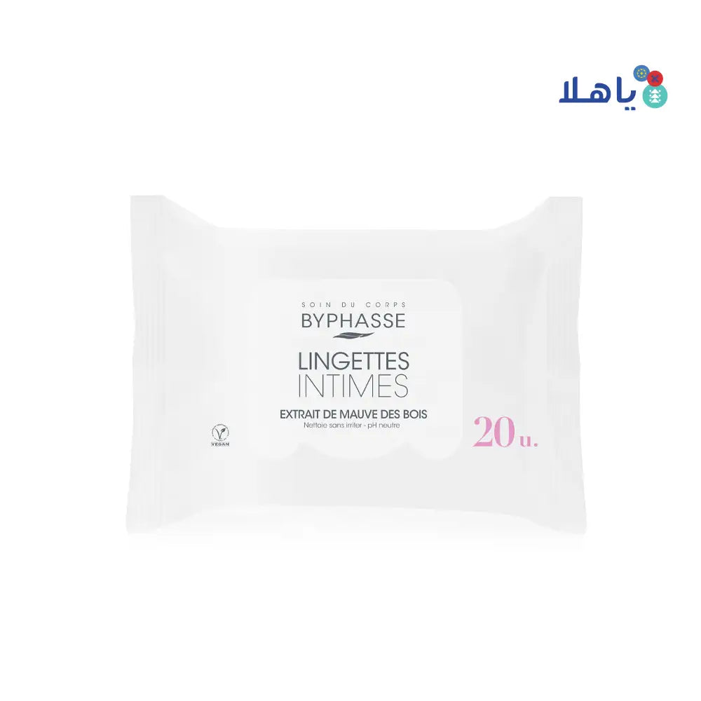 BYPHASSE INTIMATE WIPES 20P 1263