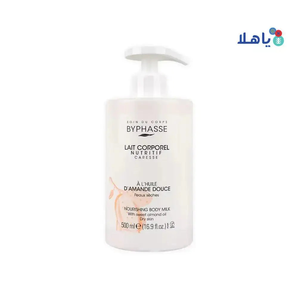 BYPHASSE - Byphasse Nourishing Body Milk 500ml - Sweet Almond Oil 5612 - Pharmazone - 